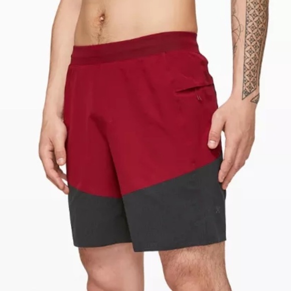 Lululemon Namaste At The Beach Two Tone Colorblock Shorts - Picture 10 of 10